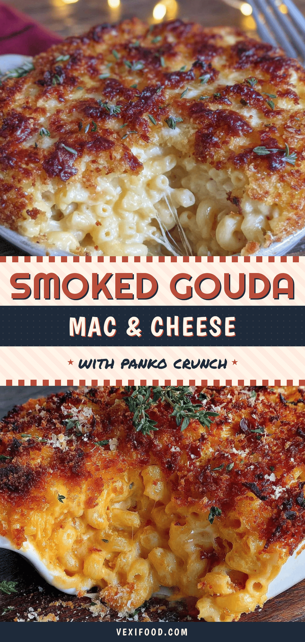 smoked gouda baked mac and cheese recipe