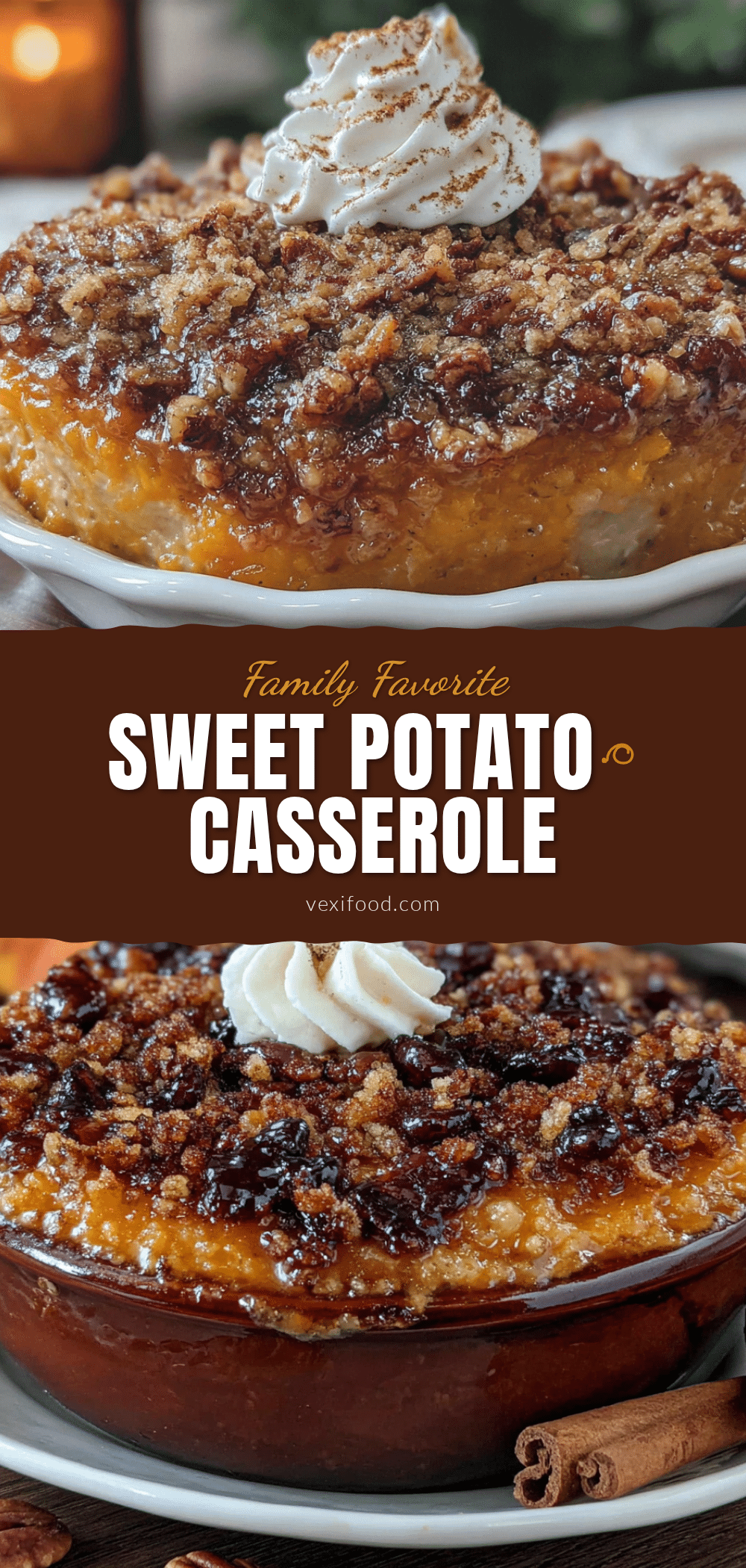 sweet potato casserole with pecan streusel recipe