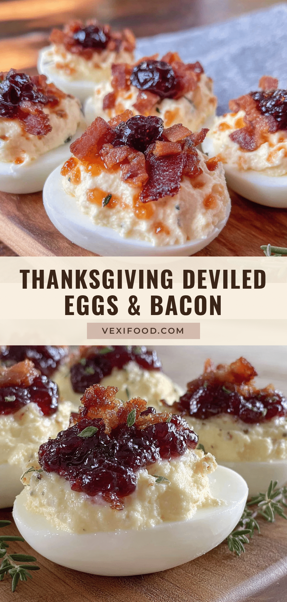 Thanksgiving deviled eggs recipe