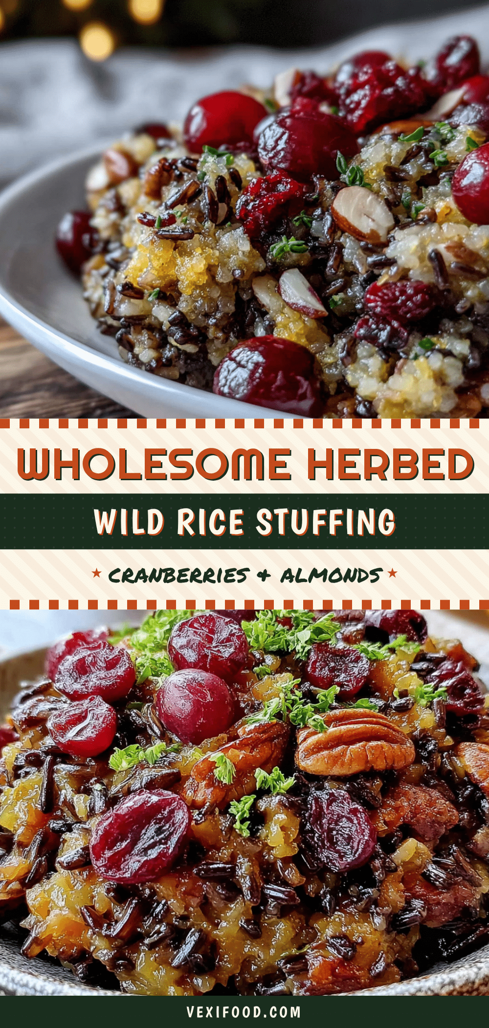 wholesome herbed wild rice stuffing recipe